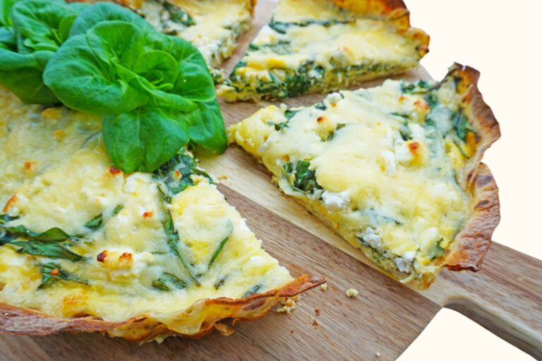 Spinat & fetapai med lompebunn