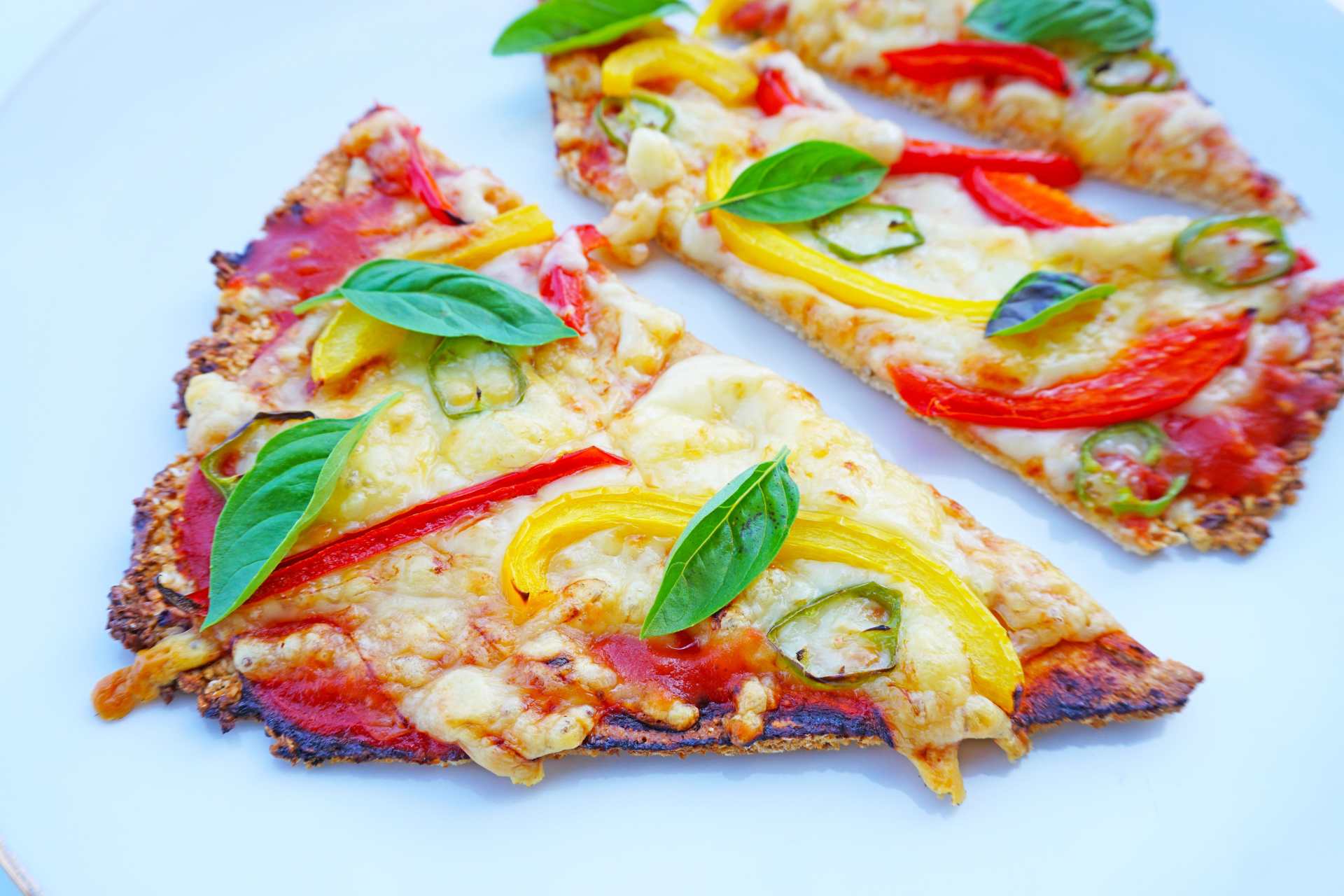 Hot n sweet pepper havrepizza