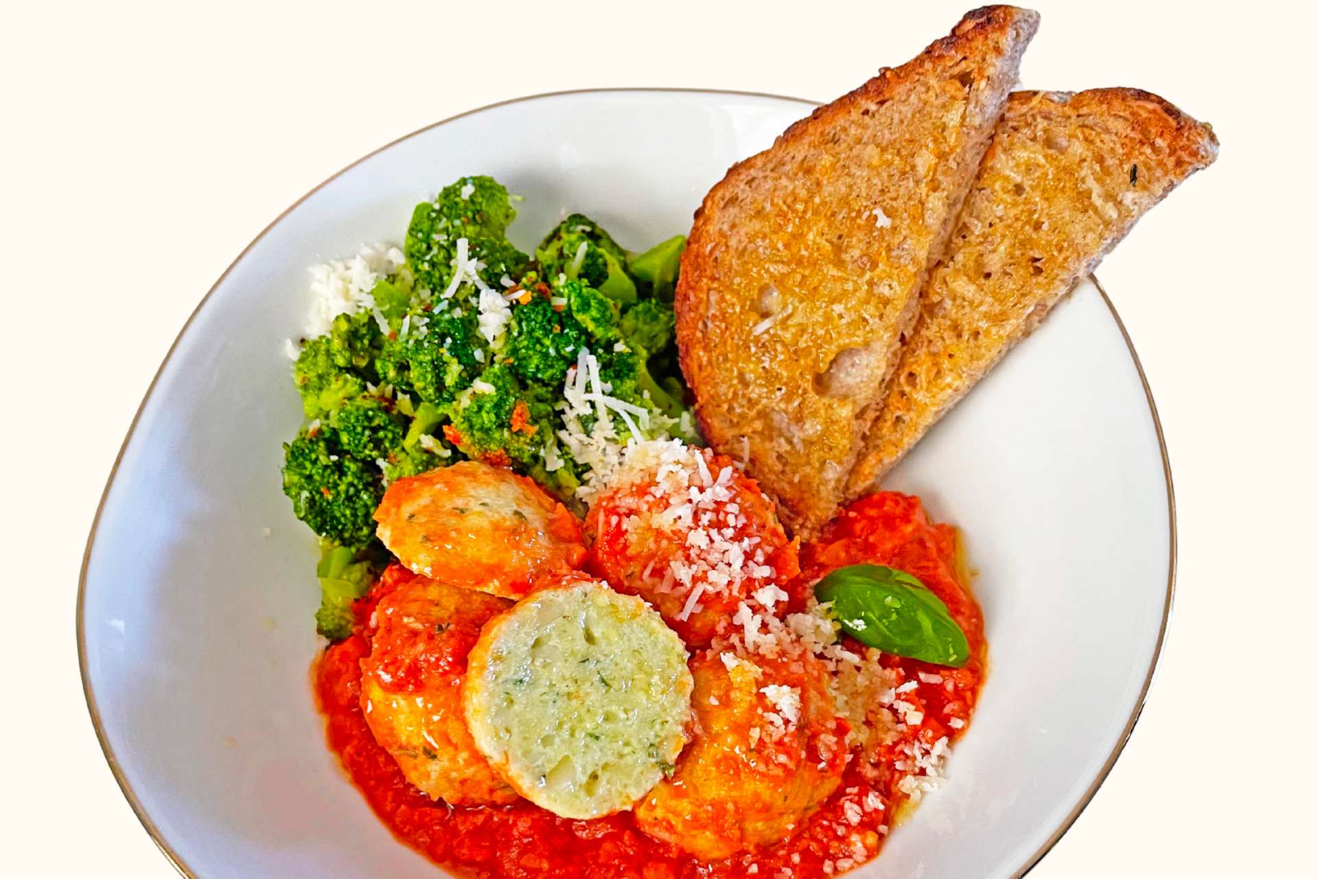 Polpette di Ricotta i marinarasaus (Ricottaboller)