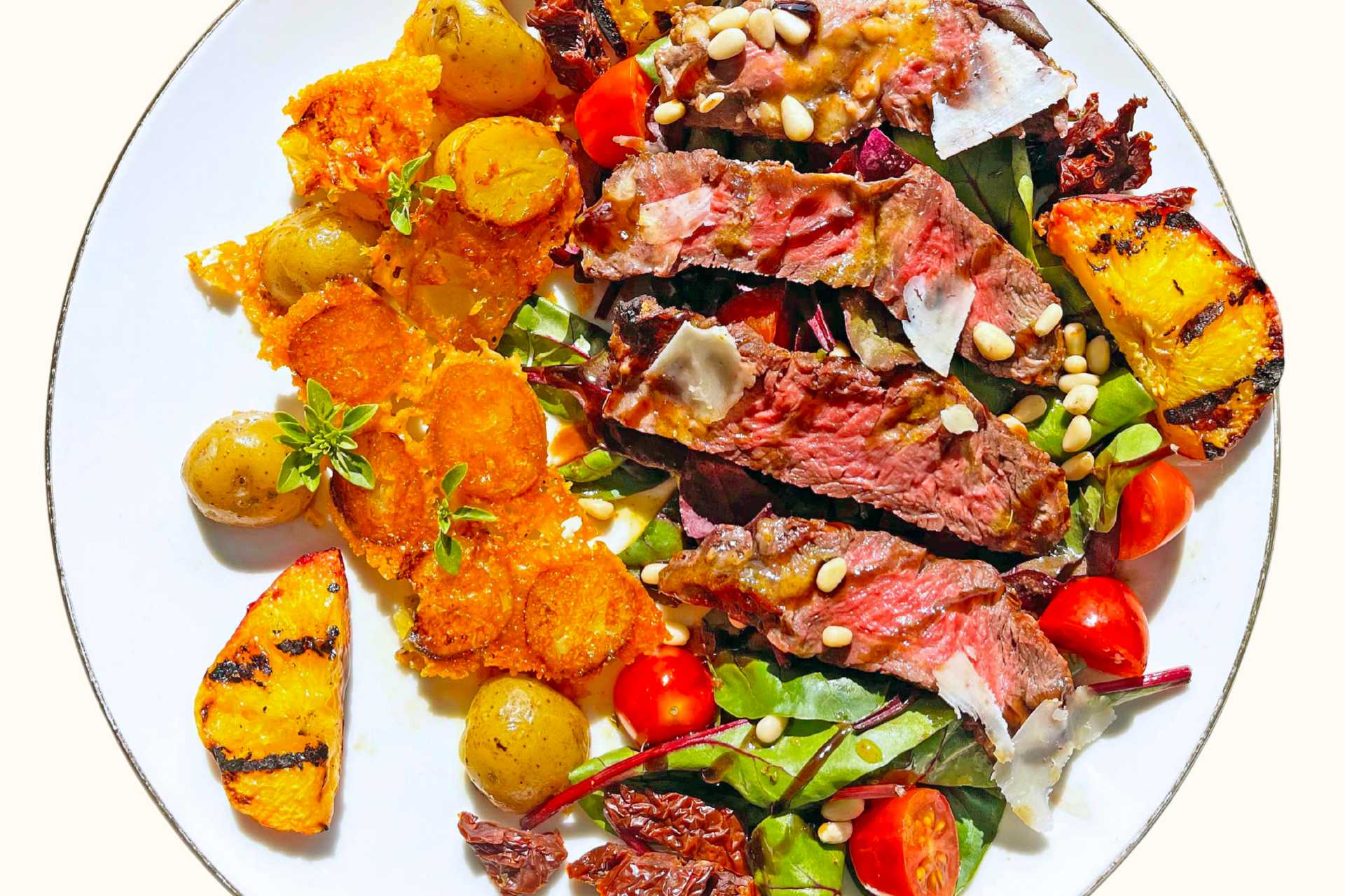 Tagliata di manzo (Italiensk biffsalat)