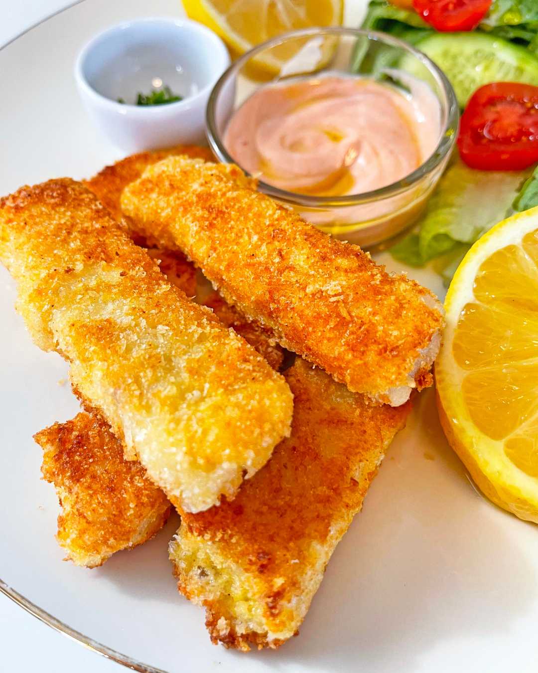 Hjemmelaget fiskepinner fryserprepp smudfood matprepp middag ferdigmat