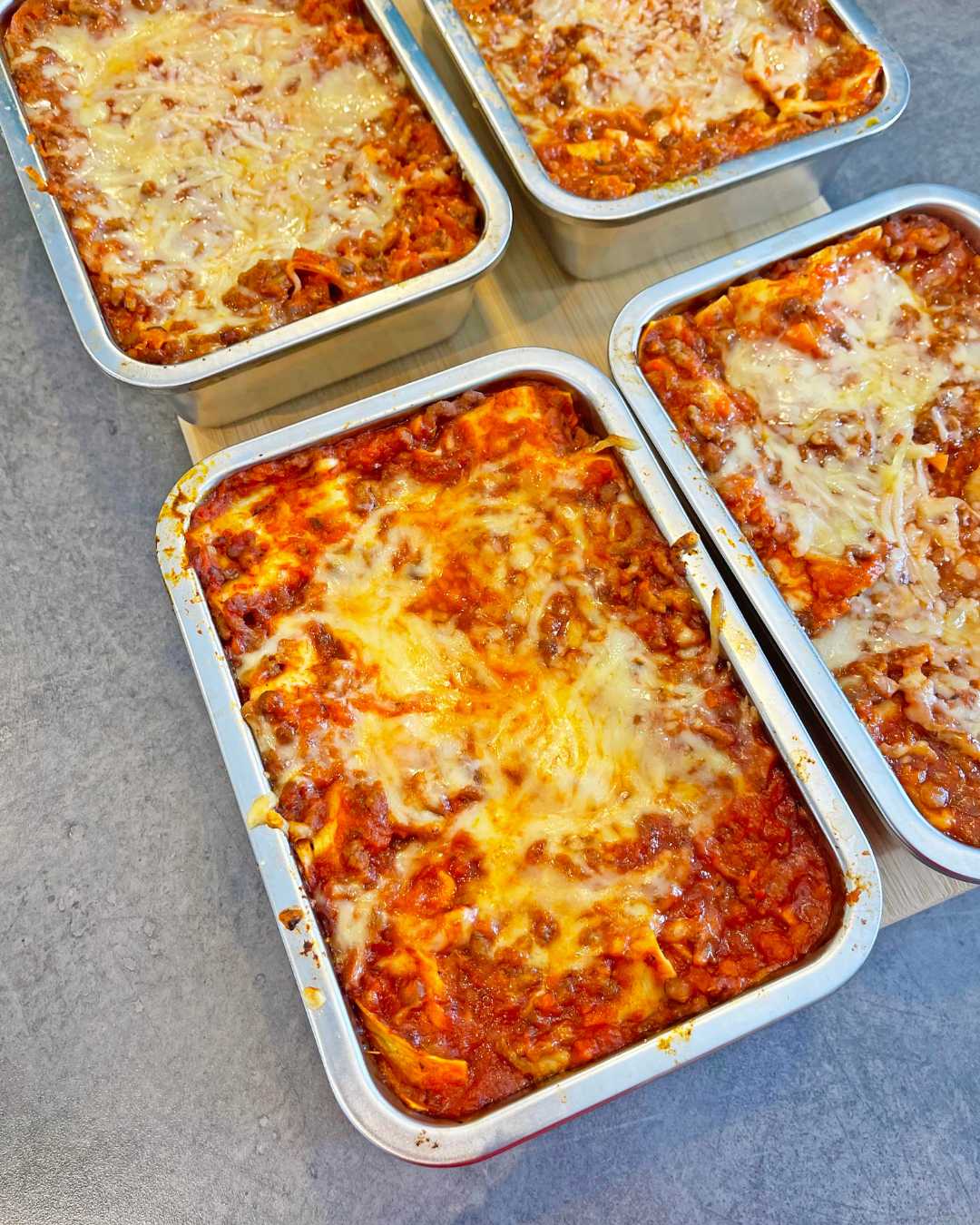 Hjemmelaget lasagne skjulte grønnsaker fryserprepp smudfood matprepp middag barnevennlig ferdigmat