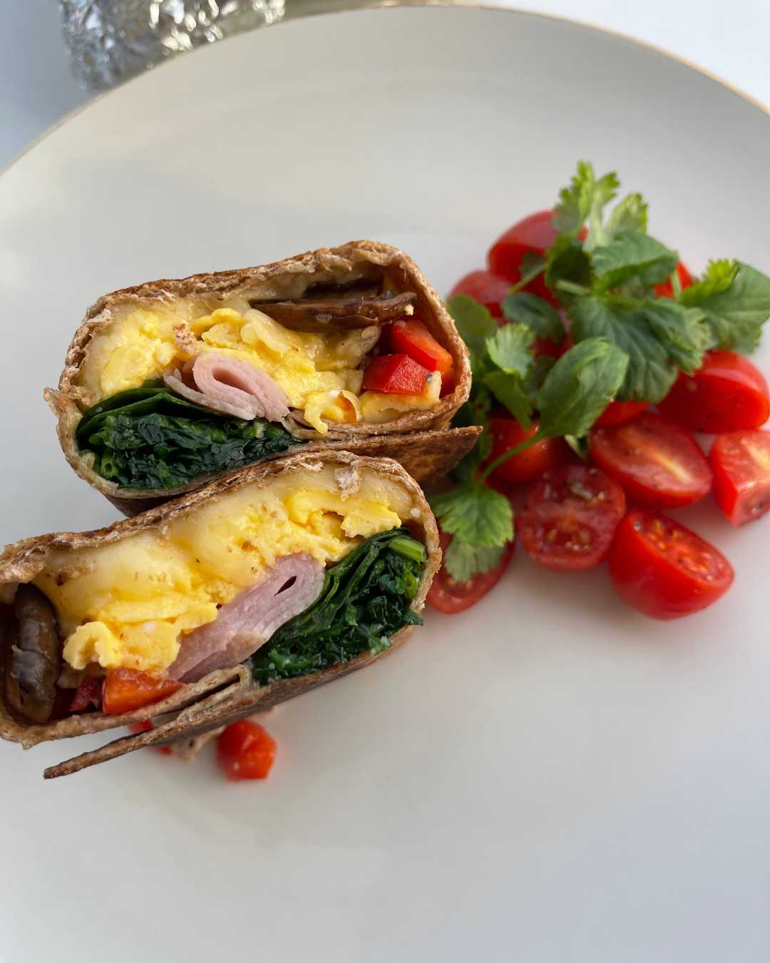 hjemmelaget Frokostburrito lunsj matpakke fryserprepp smudfood matprepp ferdigmat