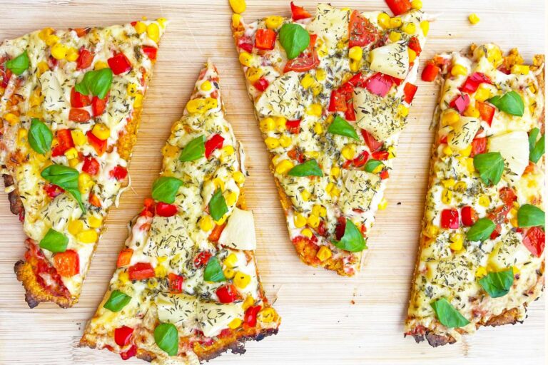 Hawaii veggie søtpotetpizza